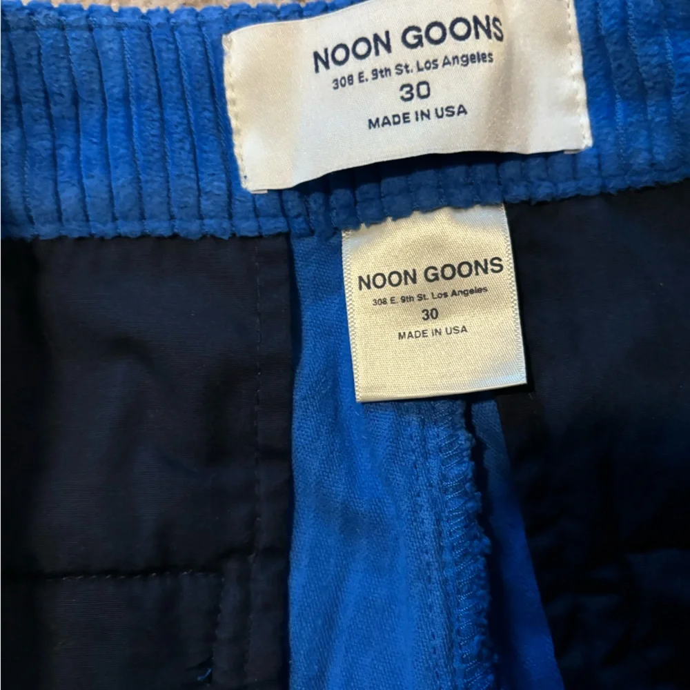 Noon Goons blue corduroy men’s pants